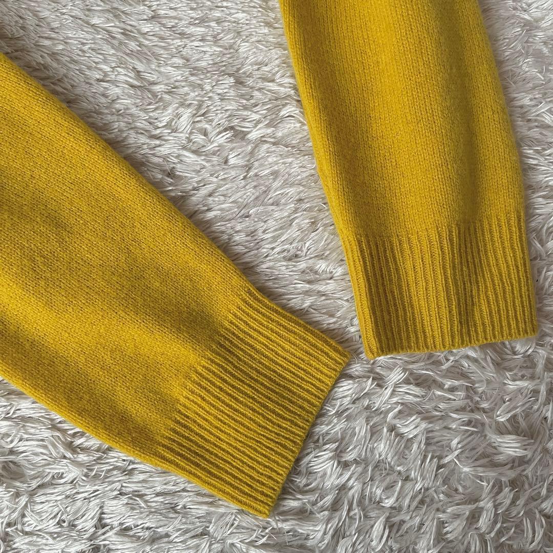 【美品】マーガレットハウエル ニットカーディガン カシミアウール クルーネック