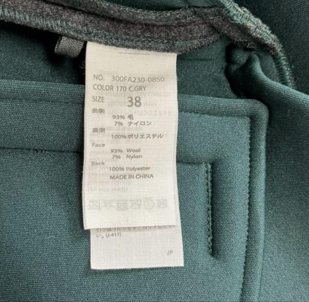 ENFOLD ウールジャケット コート　サイズ38 グレー