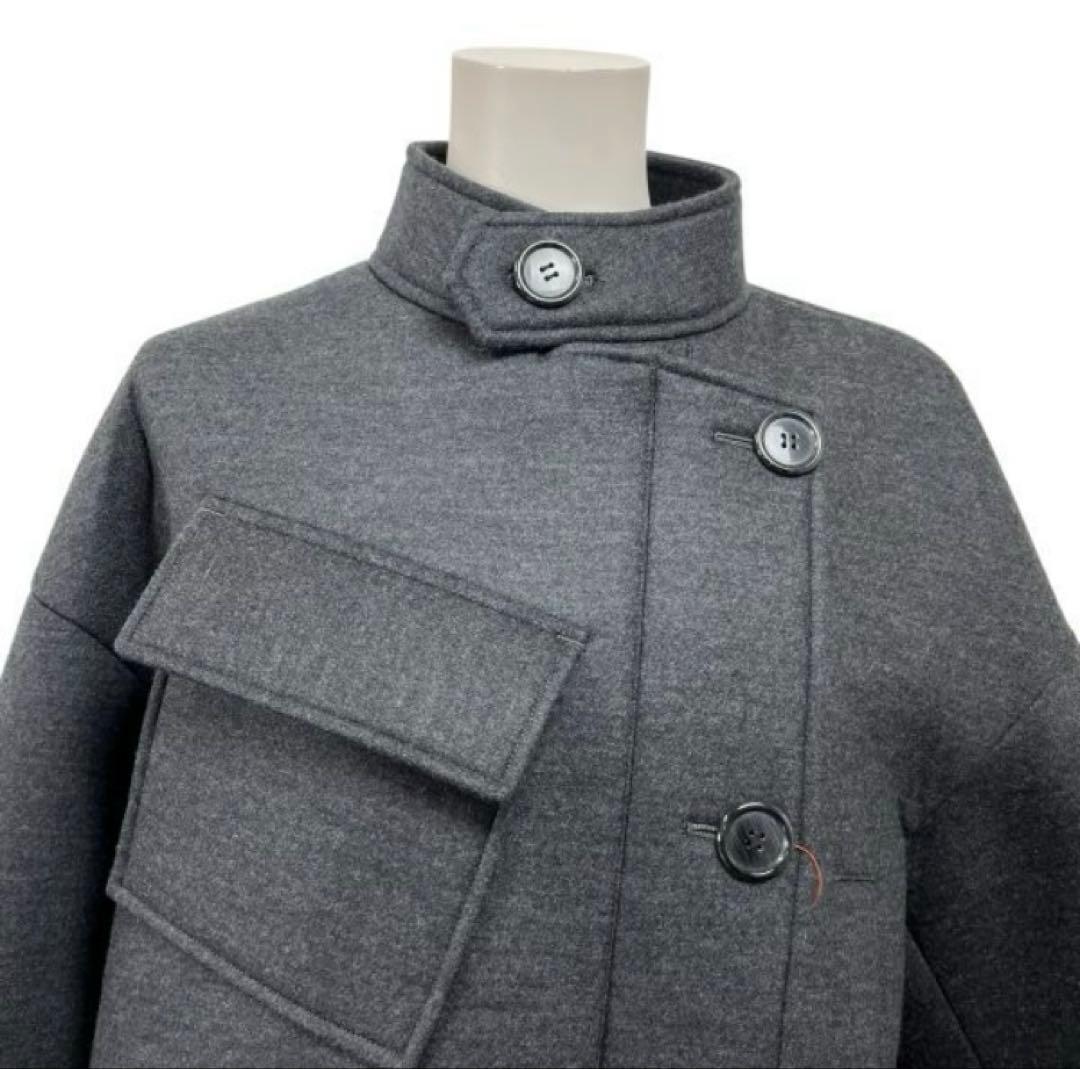 ENFOLD ウールジャケット コート　サイズ38 グレー