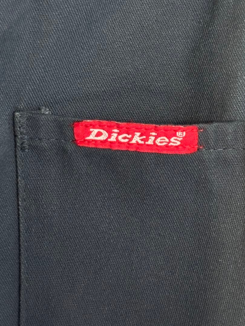 ディッキーズ/つなぎ/オールインワン/ベトジャン/刺繍/ネイビー/42/良品/L