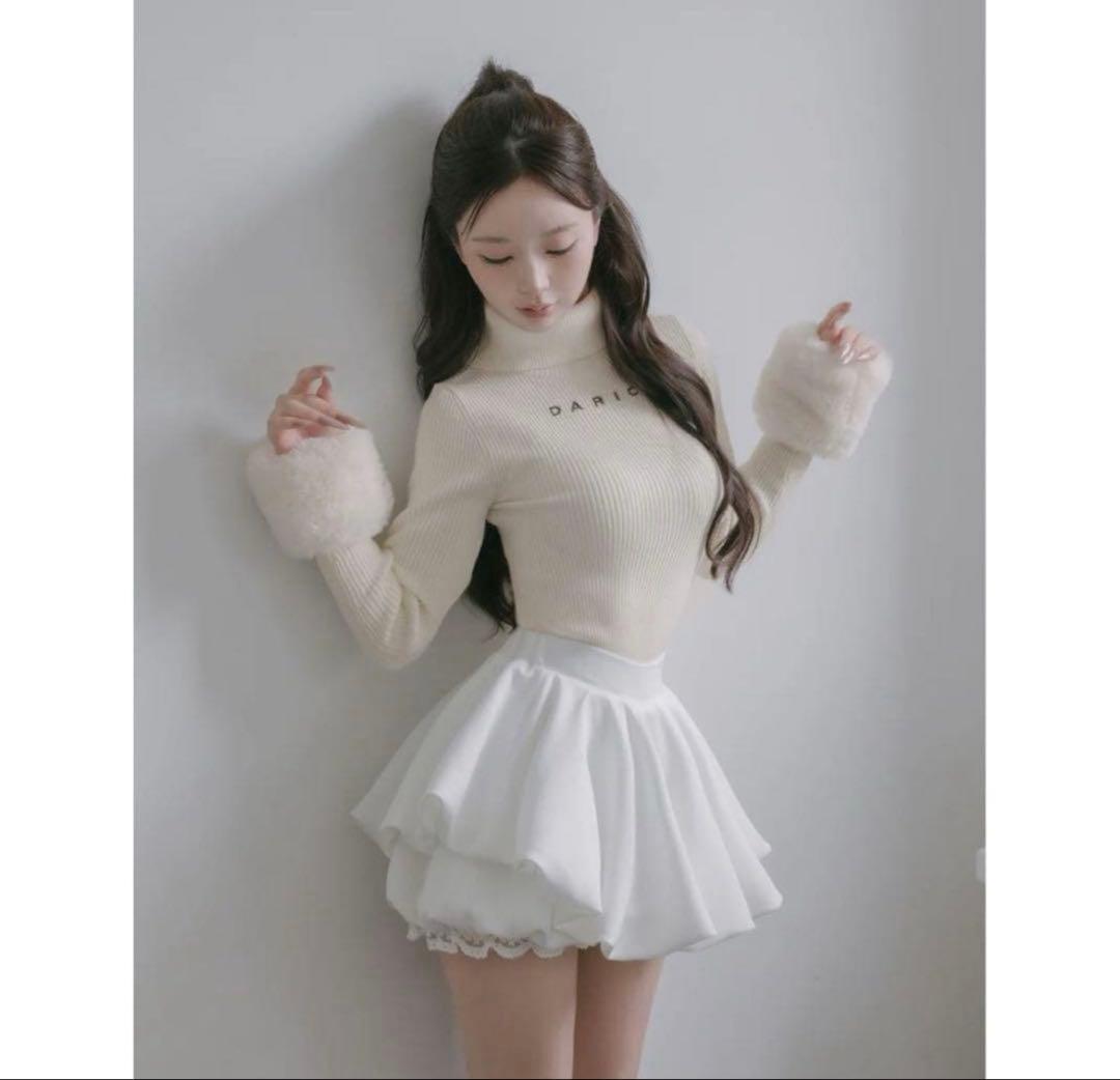 ダーリッチDarich ボリュームバルーンミニスカート FREEサイズ