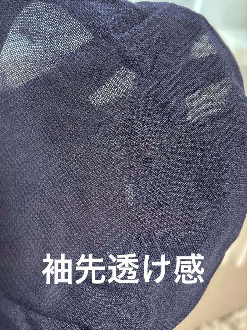 ロエベ　ロングシャツ　シャツドレス　袖シースルー　ターンアップ