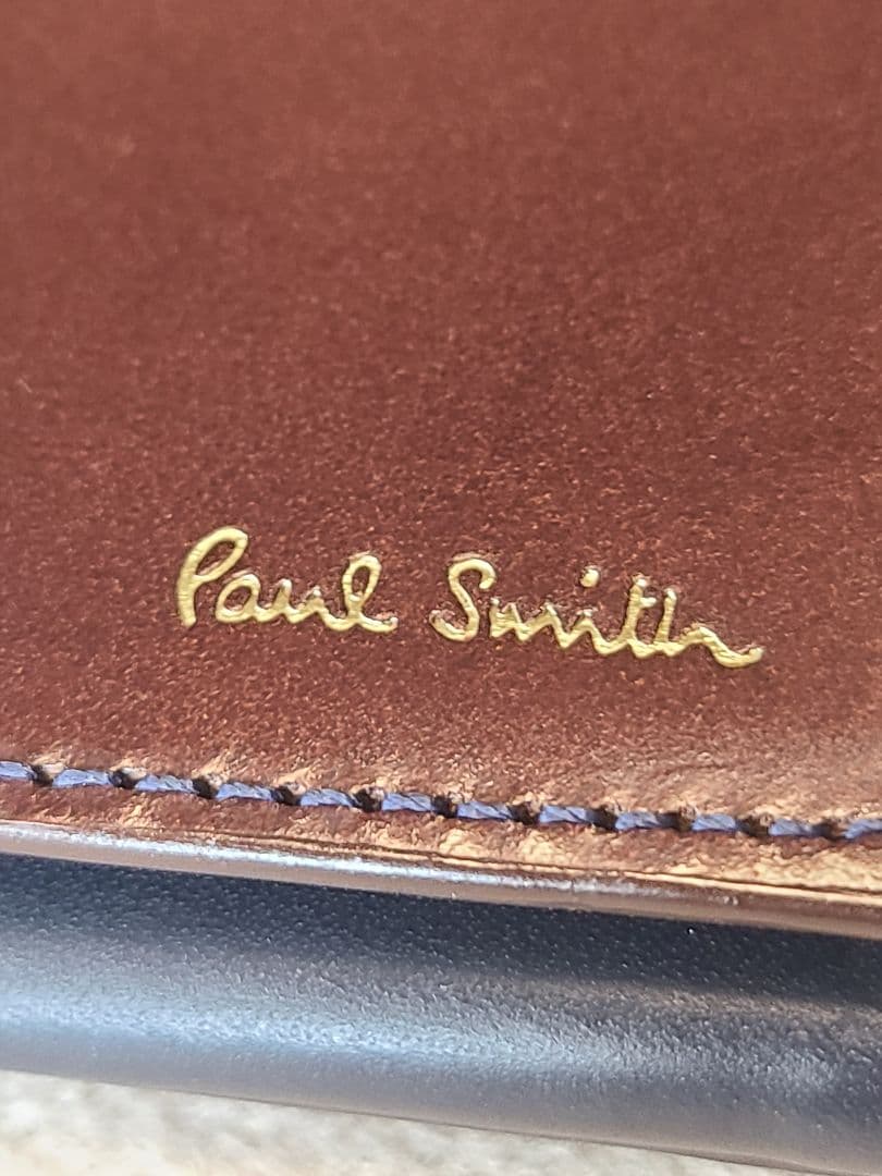 新品未使用ポールスミス PaulSmithコードバン名刺入れ 濃茶 最上級 希少