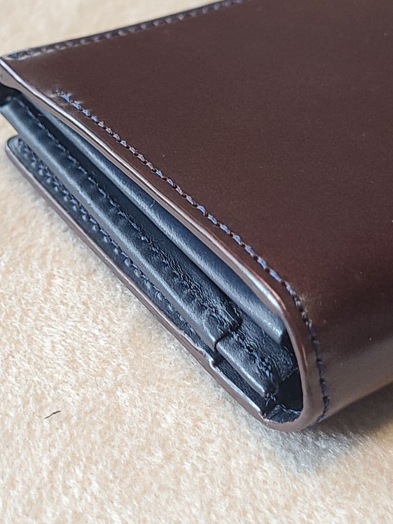 新品未使用ポールスミス PaulSmithコードバン名刺入れ 濃茶 最上級 希少