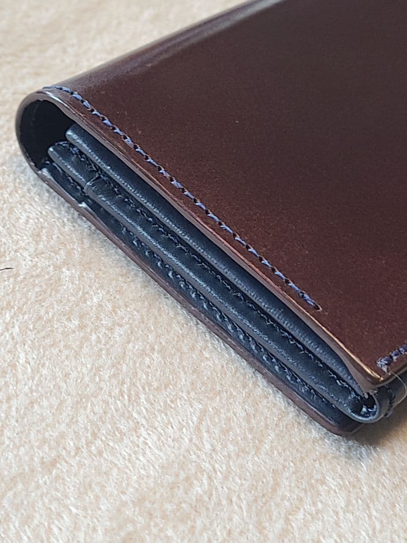 新品未使用ポールスミス PaulSmithコードバン名刺入れ 濃茶 最上級 希少