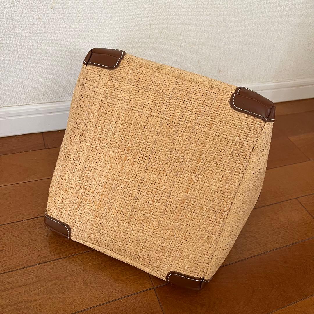 ラドロー　LUDLOW バッグ　トートバッグ かごバッグ　ベージュ ブラウン