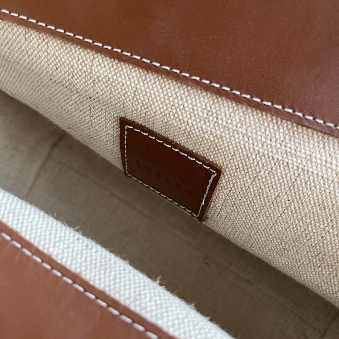 ラドロー　LUDLOW バッグ　トートバッグ かごバッグ　ベージュ ブラウン