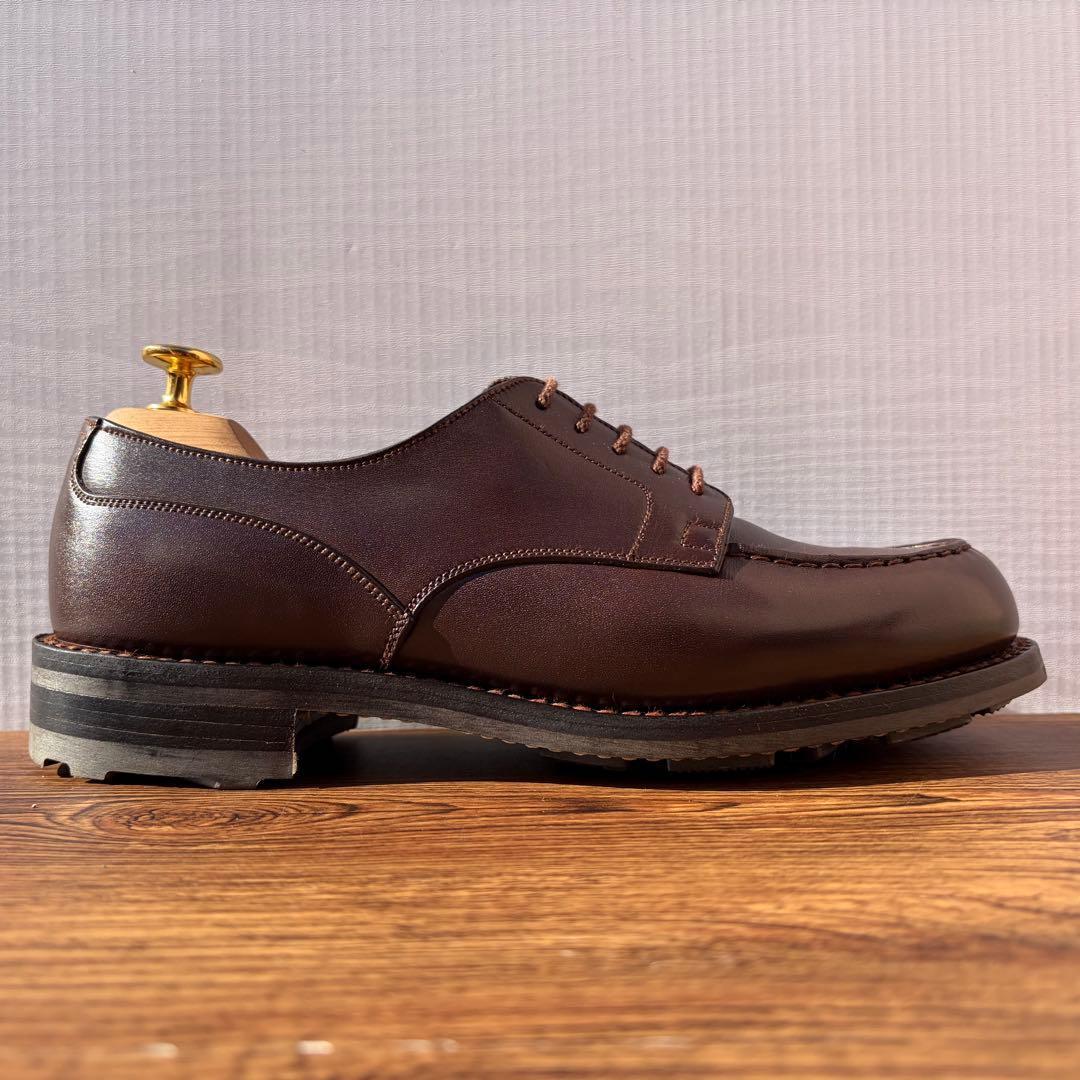 【美品】J.M.WESTON 641 ゴルフ ダークブラウン 6D 保存袋付