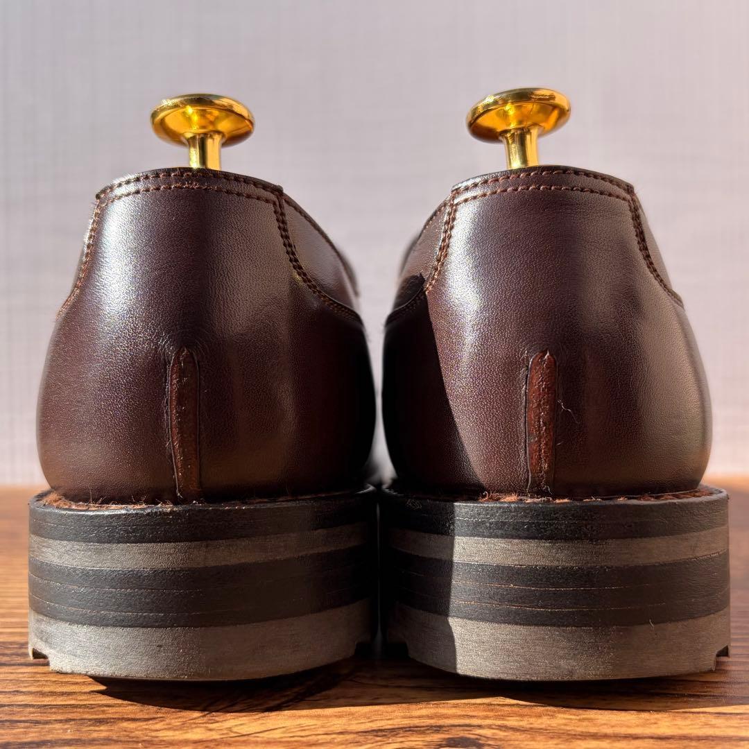 【美品】J.M.WESTON 641 ゴルフ ダークブラウン 6D 保存袋付