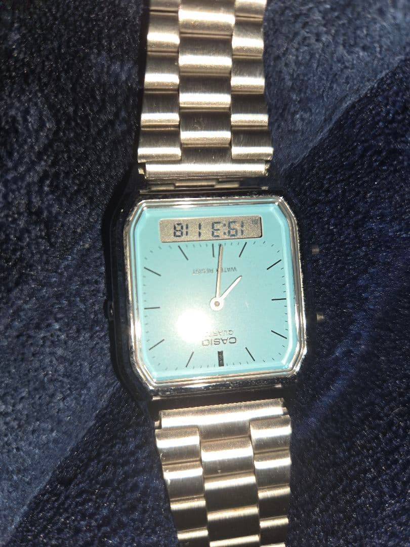 r*n様 CASIO ターコイズブルー AQ-230A-2A2MQYJF