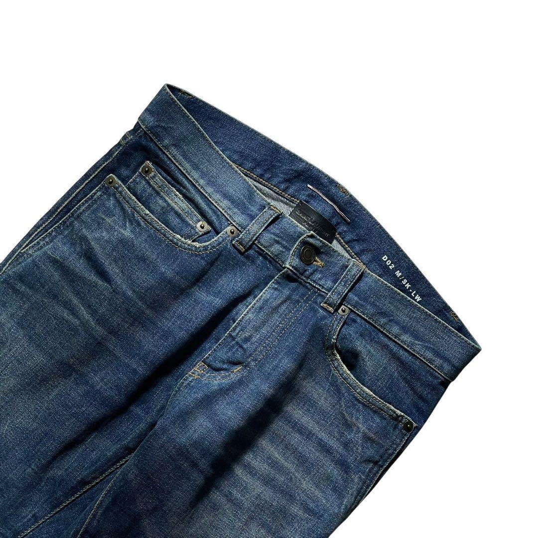 最高級✨SAINT LAURENT PARIS D02 クラッシュデニム エディ