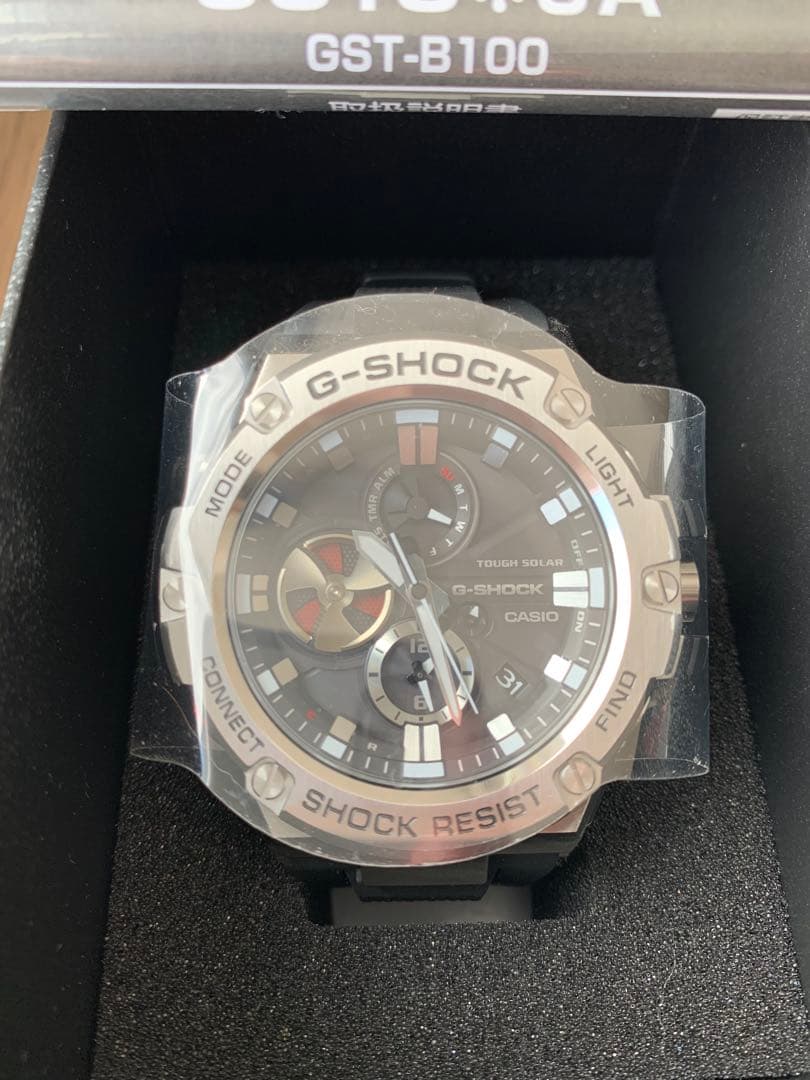 【新品】定価6万円 CASIO G-SHOCK GST-B100 電波ソーラー