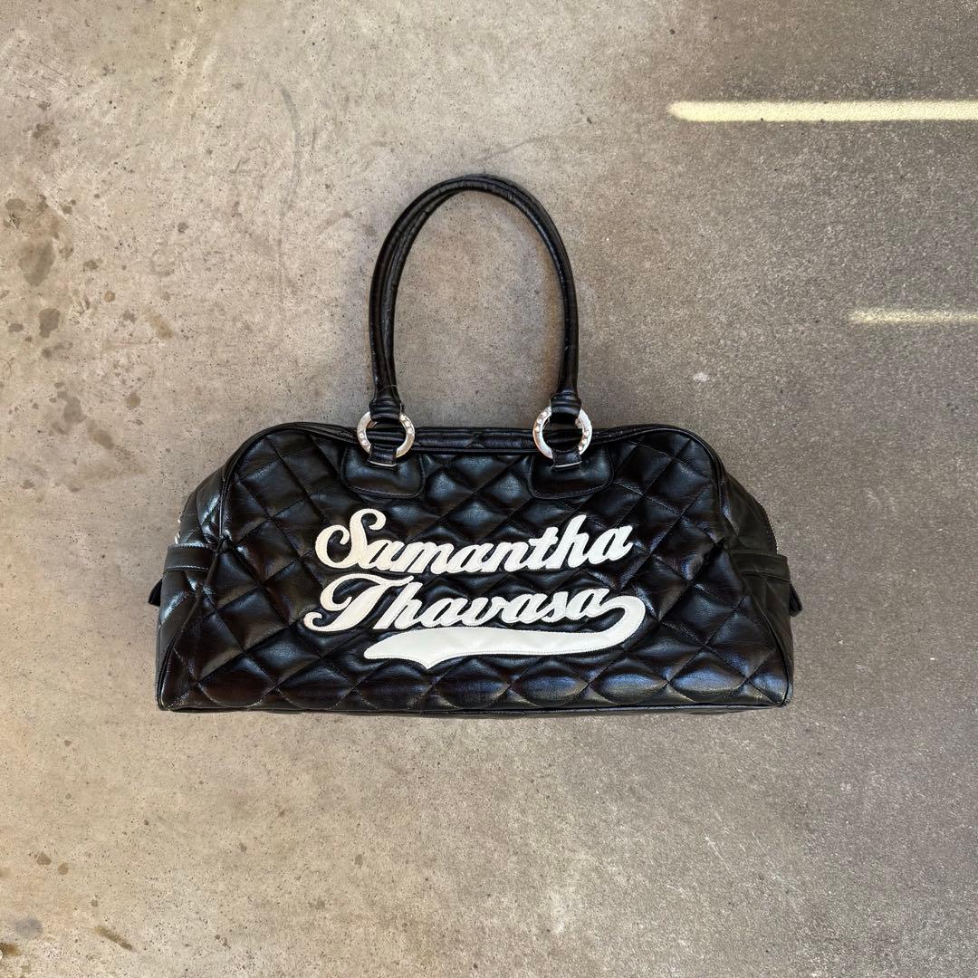 Y2K グランジ hand bag leather モード ボストンバッグ 平成