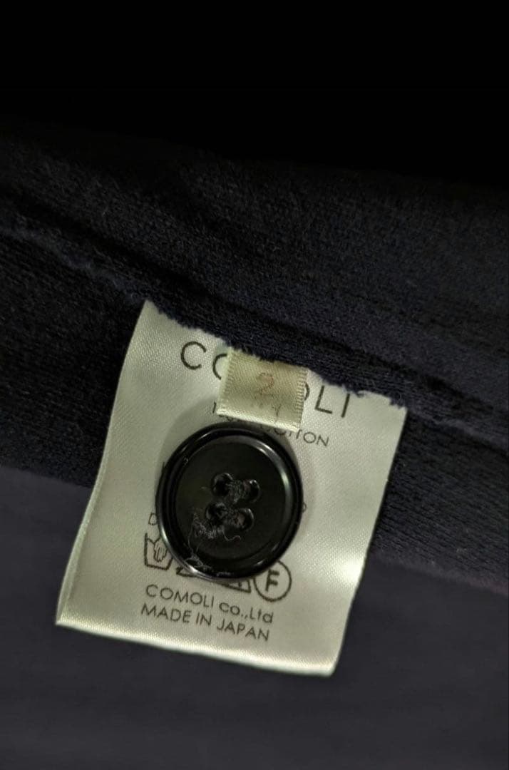 COMOLI コモリ メンズテーラードジャケット ブラック サイズ2