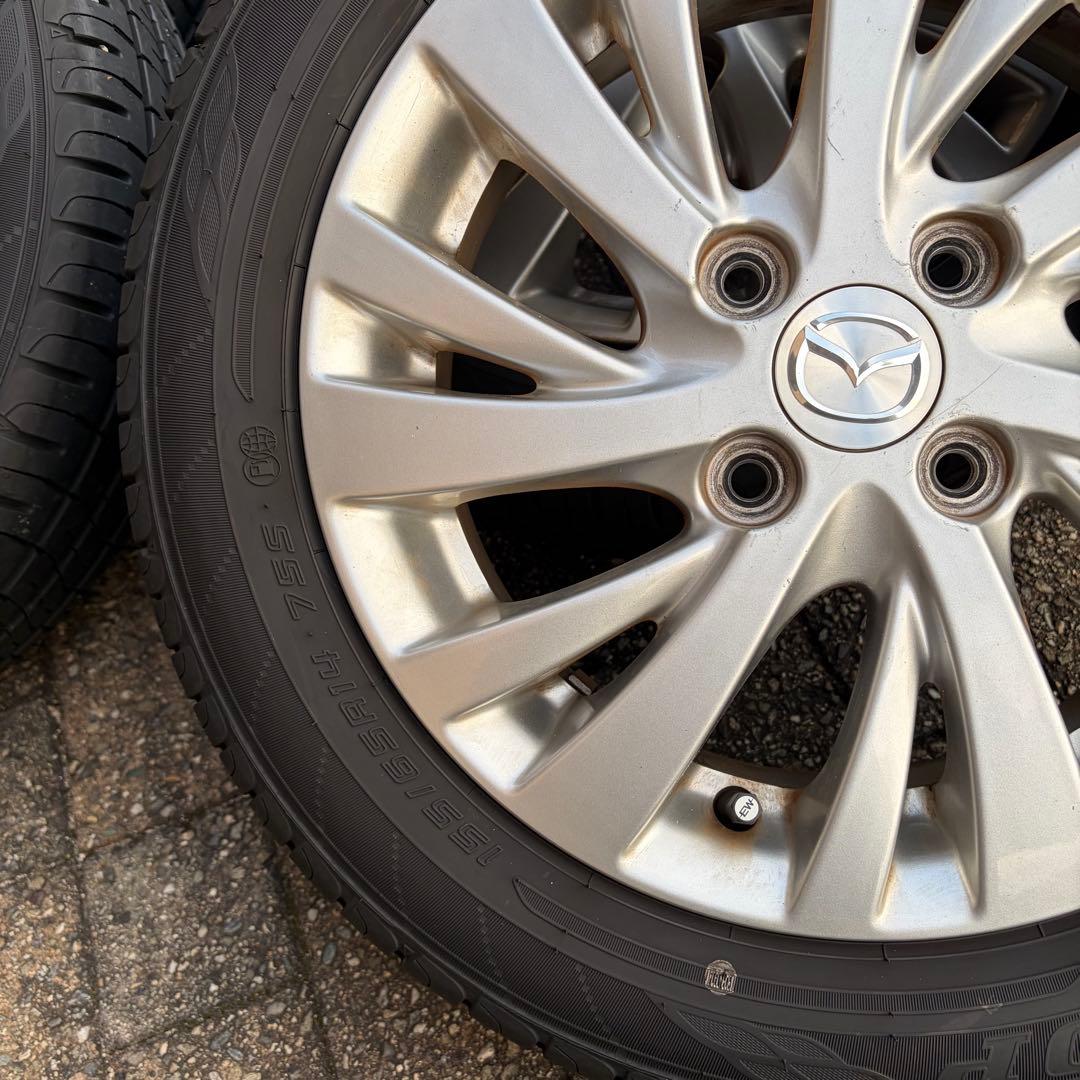 2024年製 DUNLOP 155/65 R14 14インチタイヤホイールセット