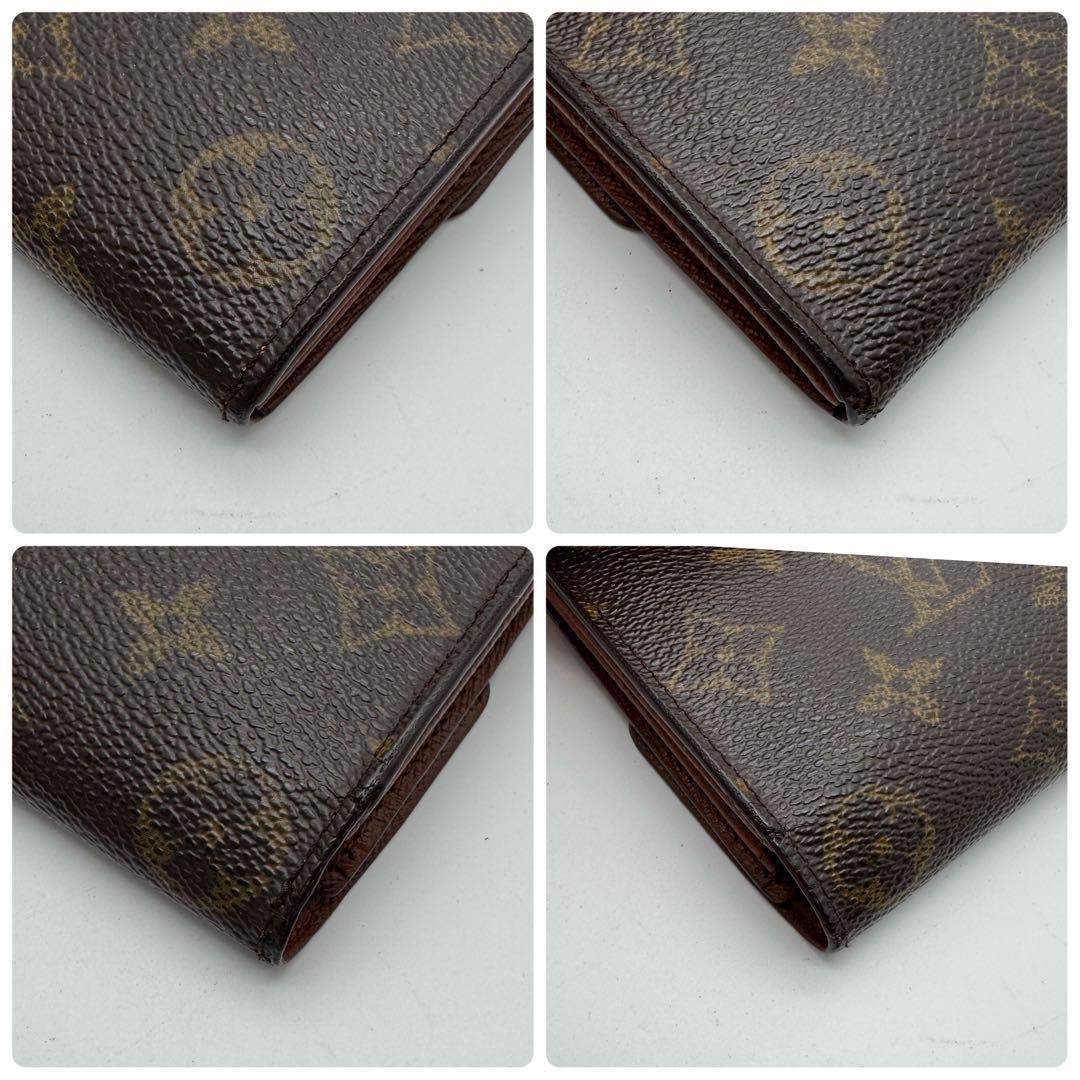 【美品】ルイヴィトン　モノグラム　ポシェット・ポルトモネ・クレディ　長財布