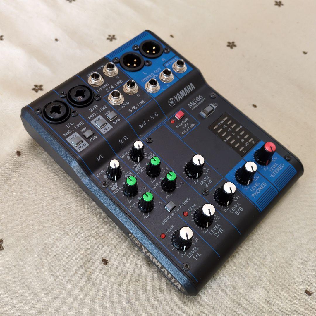 【美 品】YAMAHA MG06 アナログミキサー