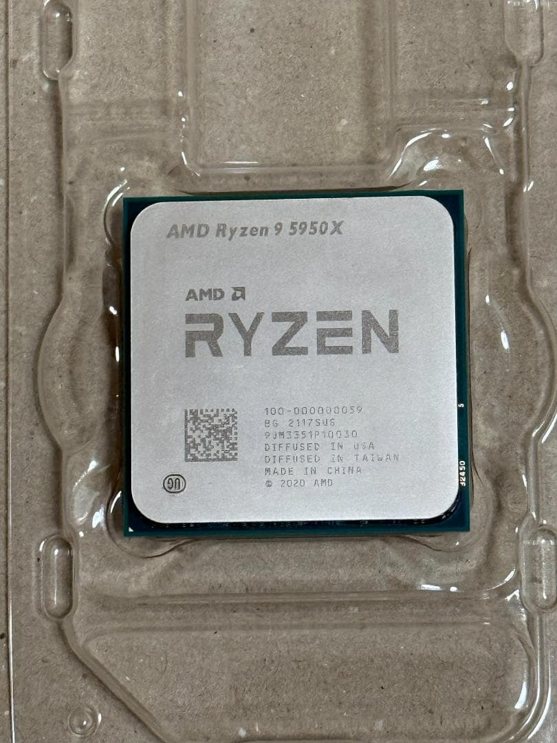 AMD Ryzen 9 5950X リテールBOX品 Socket AM4対応