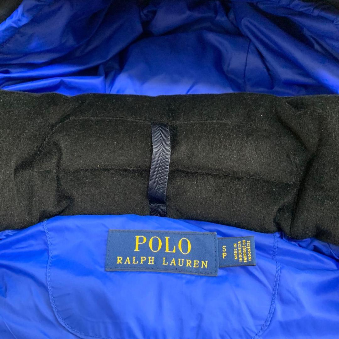 15219✨ポロラルフローレン ダウンベスト ポリエステル ネイビー 無地