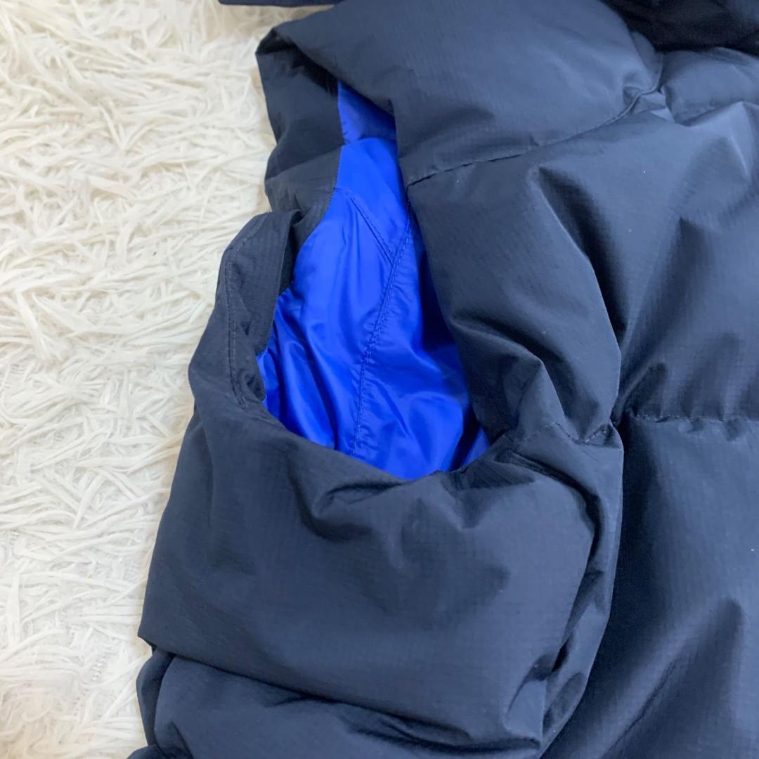 15219✨ポロラルフローレン ダウンベスト ポリエステル ネイビー 無地