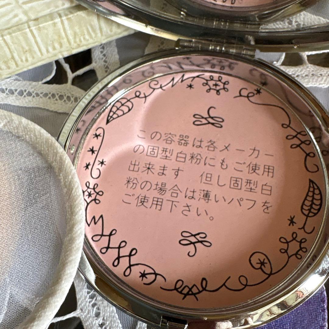 [デッドストック]昭和レトロ✴︎ヴィンテージ　シェル　コンパクト　化粧コンパクト