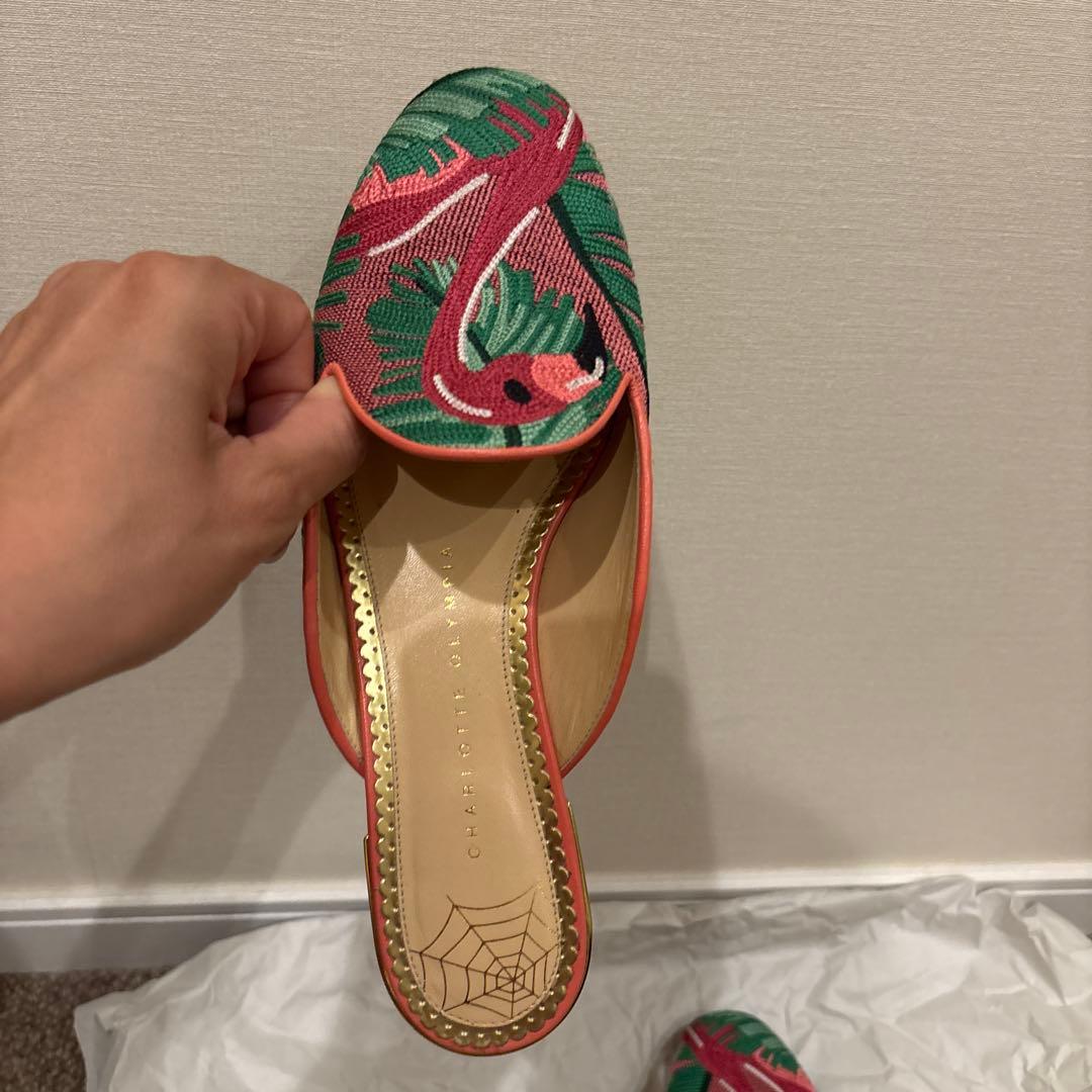 CHARLOTTE OLYMPIAシャルロットオリンピア ミュールサンダル 美品