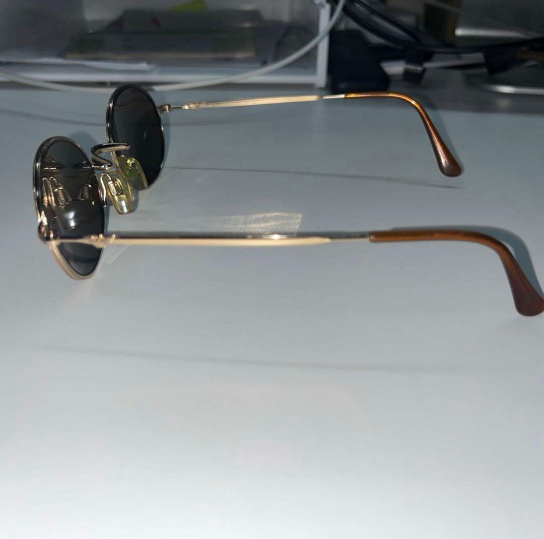 エンポリオ アルマーニ オーバル メタルサングラス サングラス 金具 眼鏡 丸