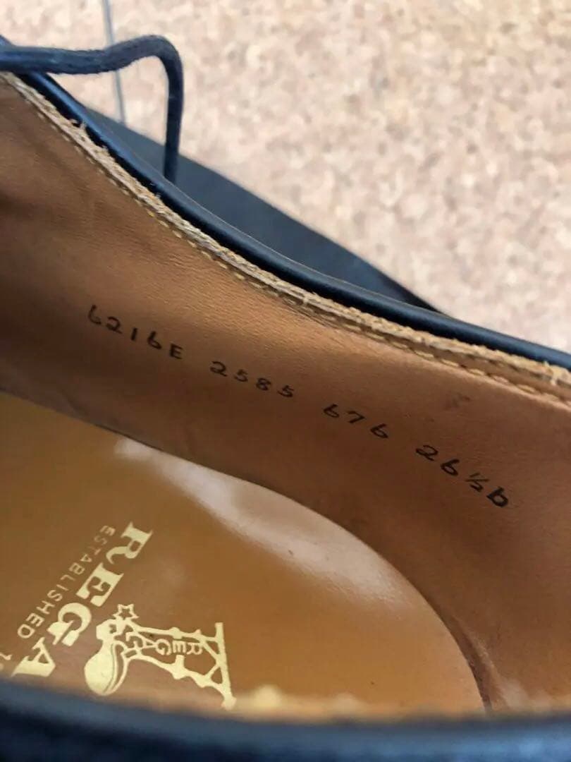 REGAL ブラック 2585 旧タグ26.5cmEE