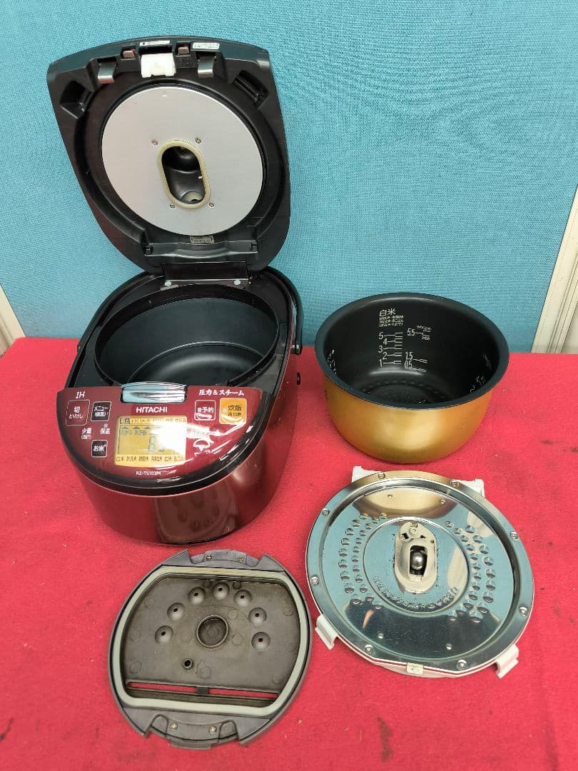 日立 5.5合 圧力スチーム IH炊飯器 RZ-TS103M ふっくら御膳