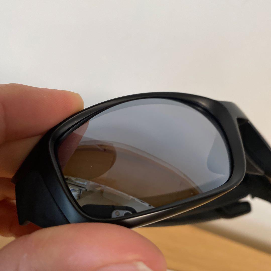 Oakley オークリー　ストレートリンク　ブラック偏光ミラーUSA製サングラス