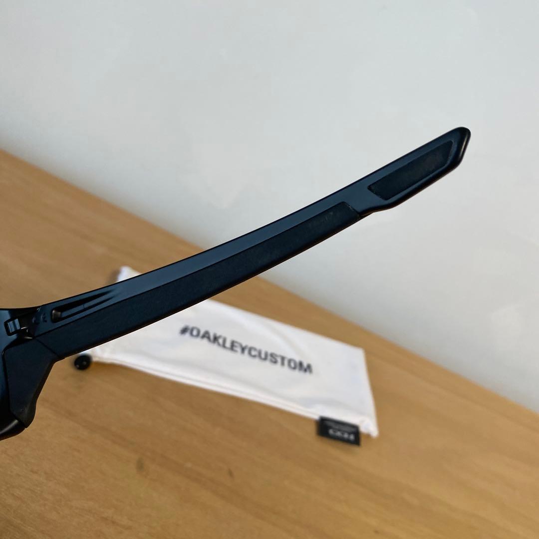 Oakley オークリー　ストレートリンク　ブラック偏光ミラーUSA製サングラス