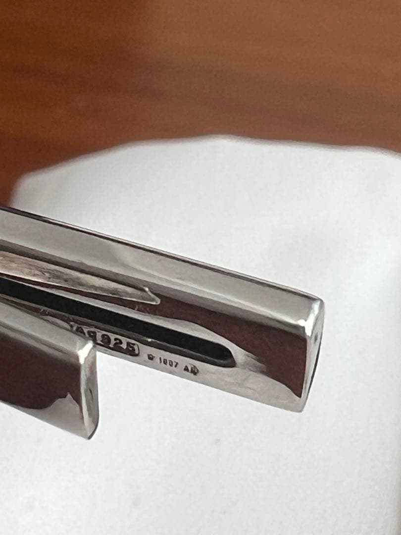 専用　【鏡面仕上】GUCCI ネクタイピン　タイピン　925　仕事　冠婚葬祭