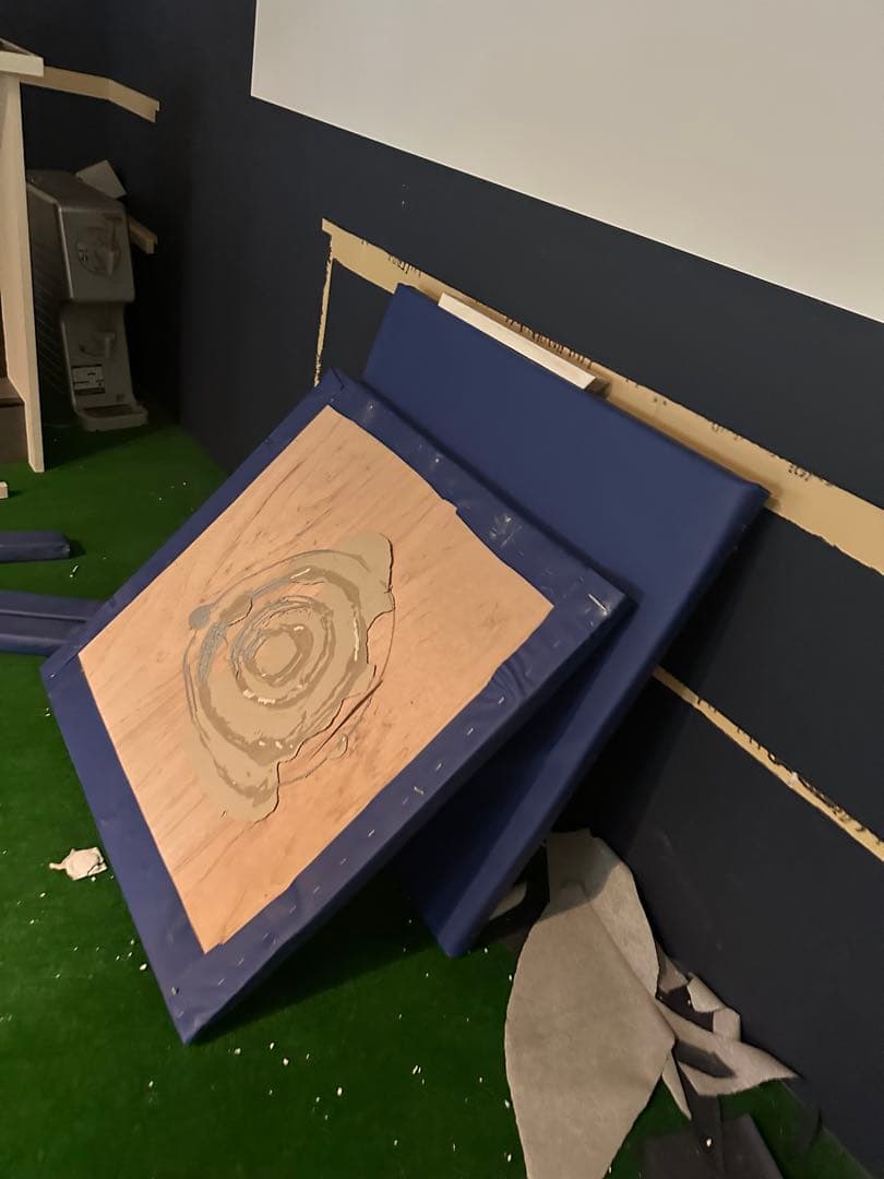 シミュレーションゴルフ　室内防球マット　プロジェクター　専用スクリーン