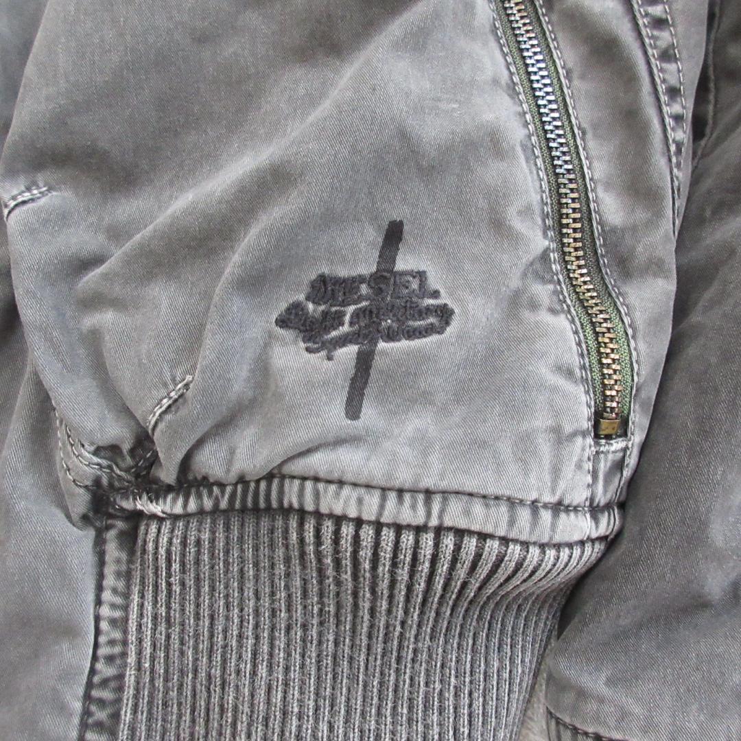 【Diesel】ディーゼル　ビンテージ加工　ミリタリー　中綿ジャケット　0196