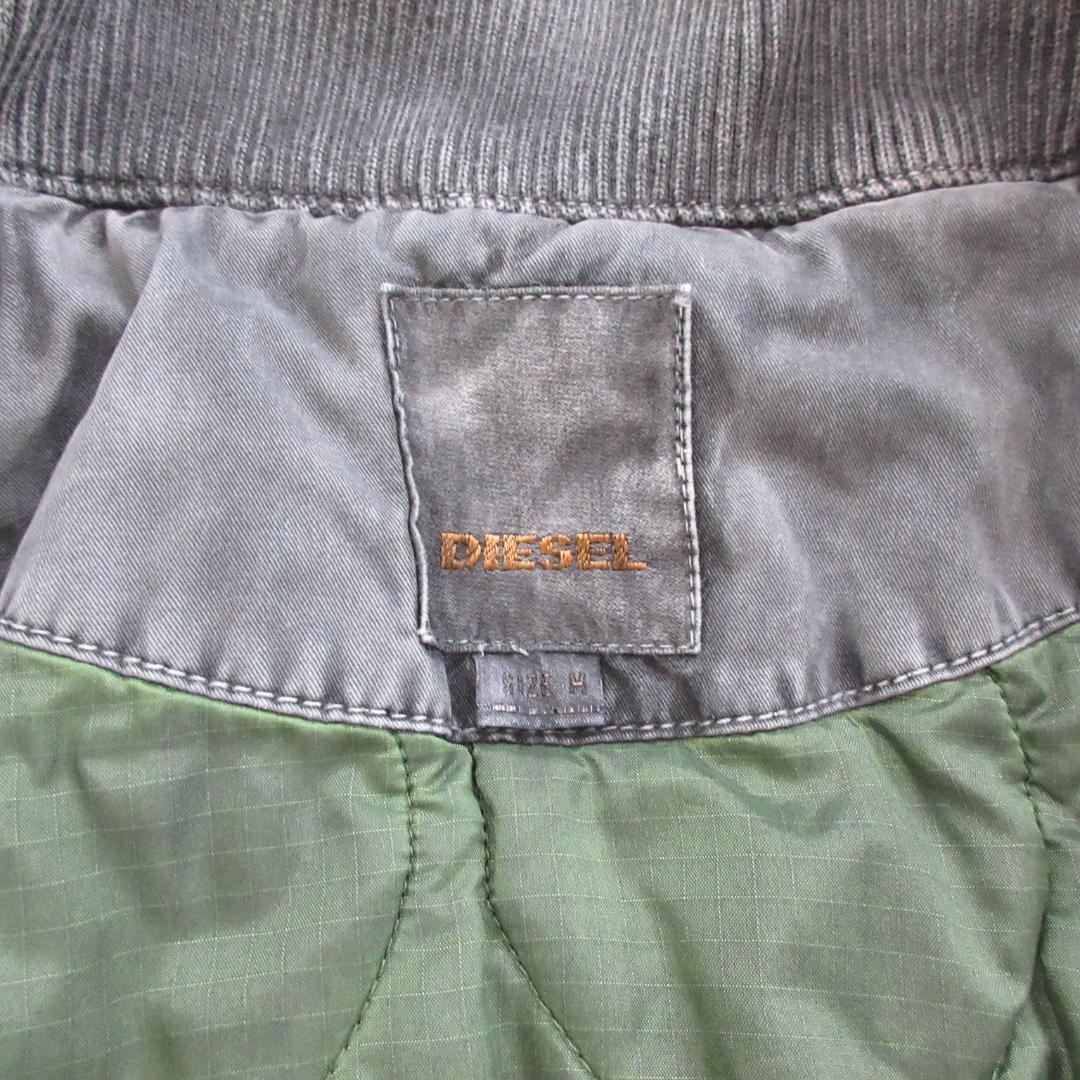 【Diesel】ディーゼル　ビンテージ加工　ミリタリー　中綿ジャケット　0196