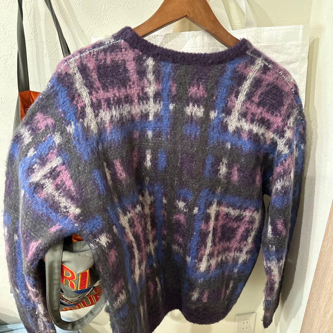 Dime Mサイズ チェック柄ニットセーター