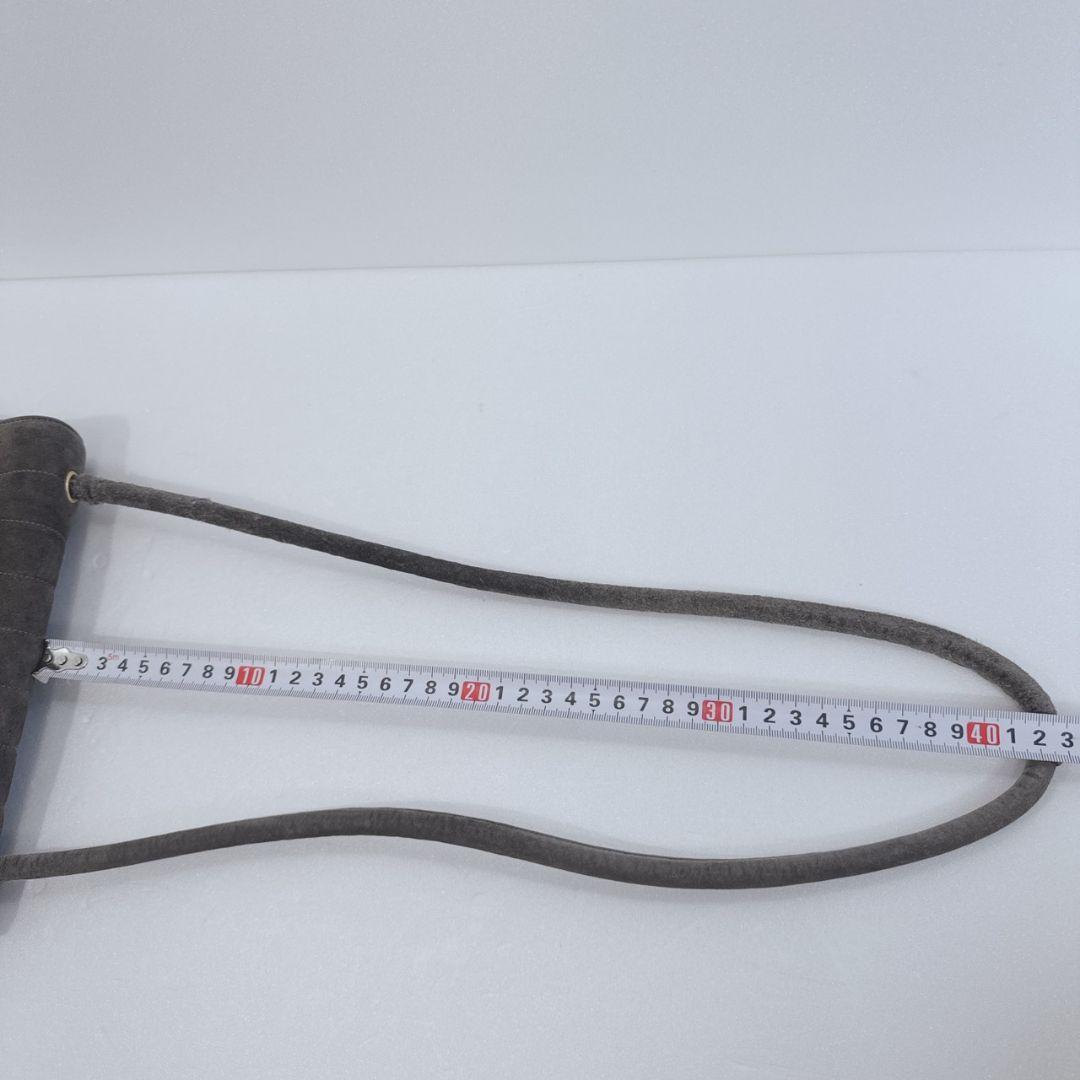 D*A様 CHANEL グレー スエード ショルダーバッグ マドモアゼル