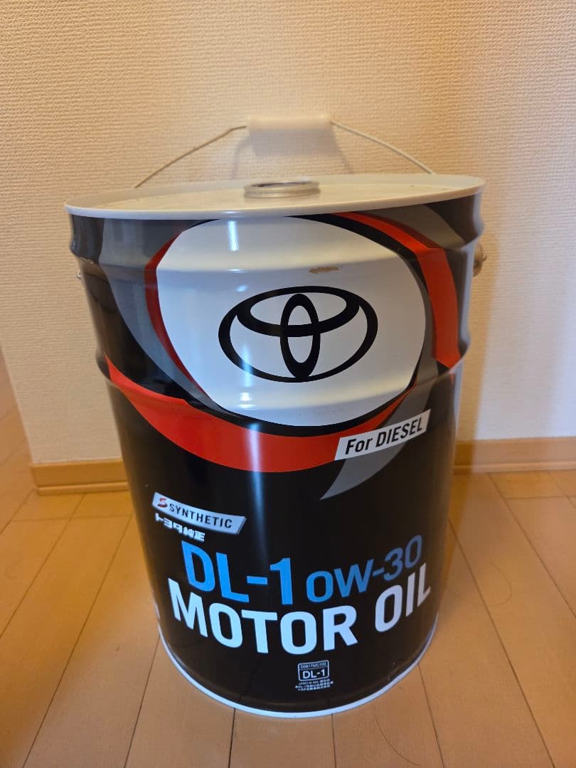 トヨタ純正エンジンオイル DL-1 0W-30　20L