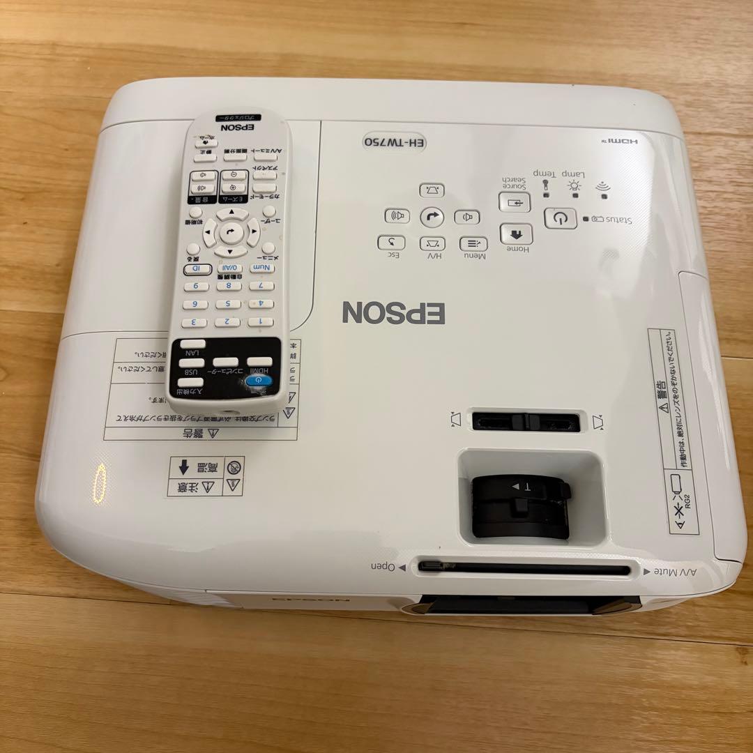 EPSON EH-TW750 プロジェクター本体