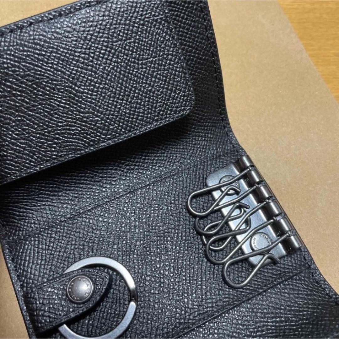 新品未使用 COACH コーチ　キーケース ブラック