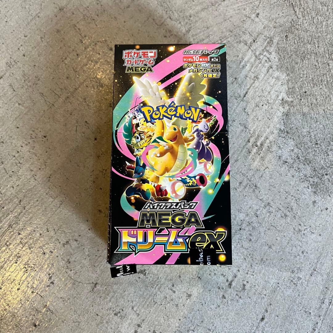 ポケモンカードゲーム　MEGAドリーム 1BOX シュリンクなし ぺりぺりなし