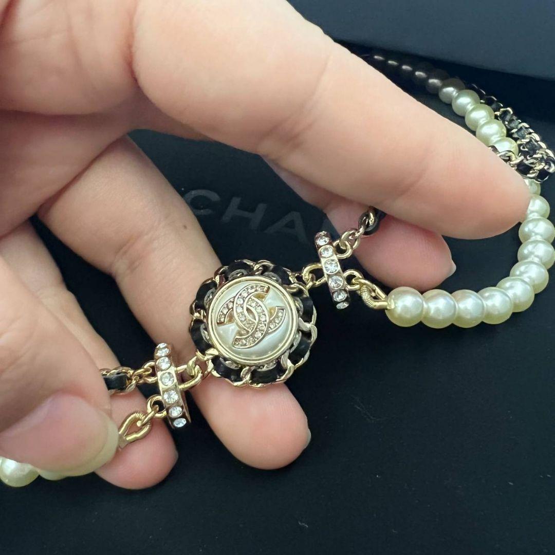 【美品】CHANEL パールネックレス