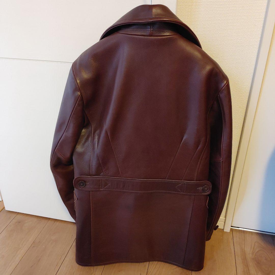 【最終値下げです】INSANEGENIUS ブラウン レザーコート M