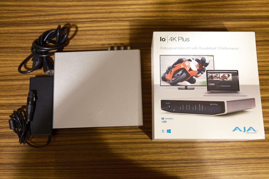 AJA Video Systems Io 4K Plus テスト済み