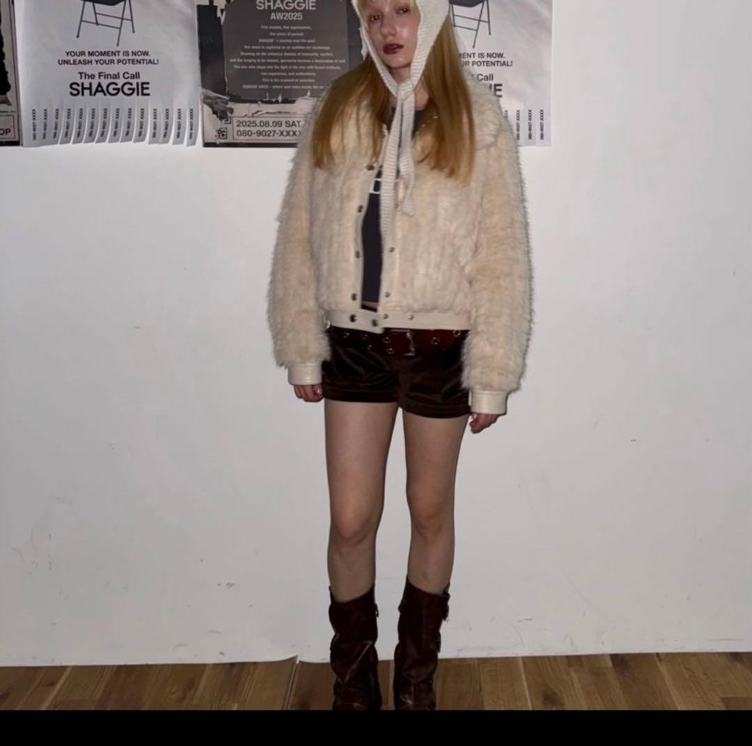 SHAGGIE ファーブルゾンジャケット