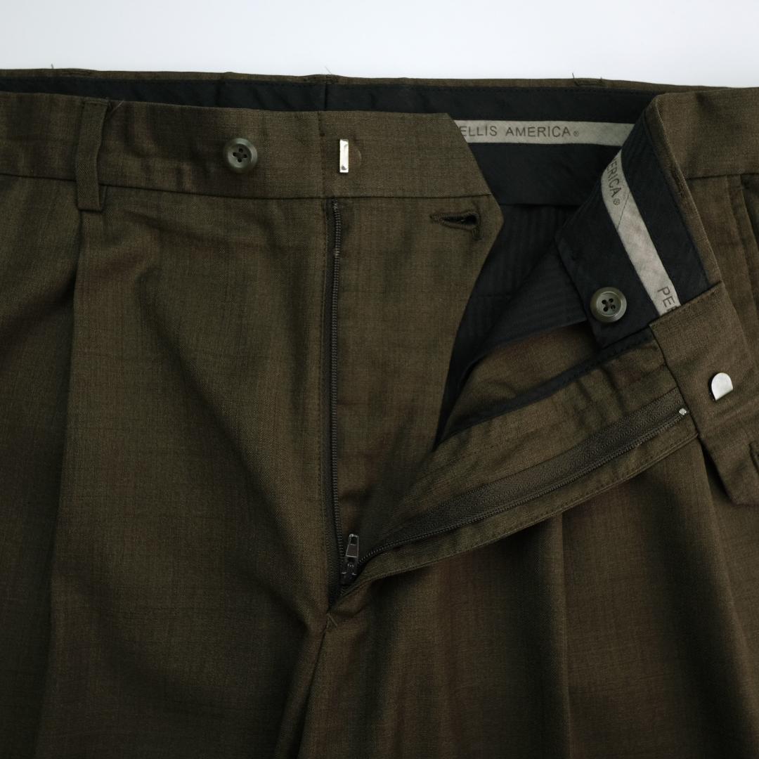パンツ PERRY ELLIS Two tuck Wide Slacks 34/32