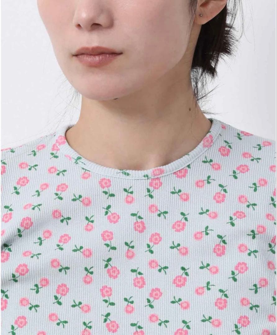 トップス HOLIDAY SUPERRIB PADDEDSHOULDER CREWNECK