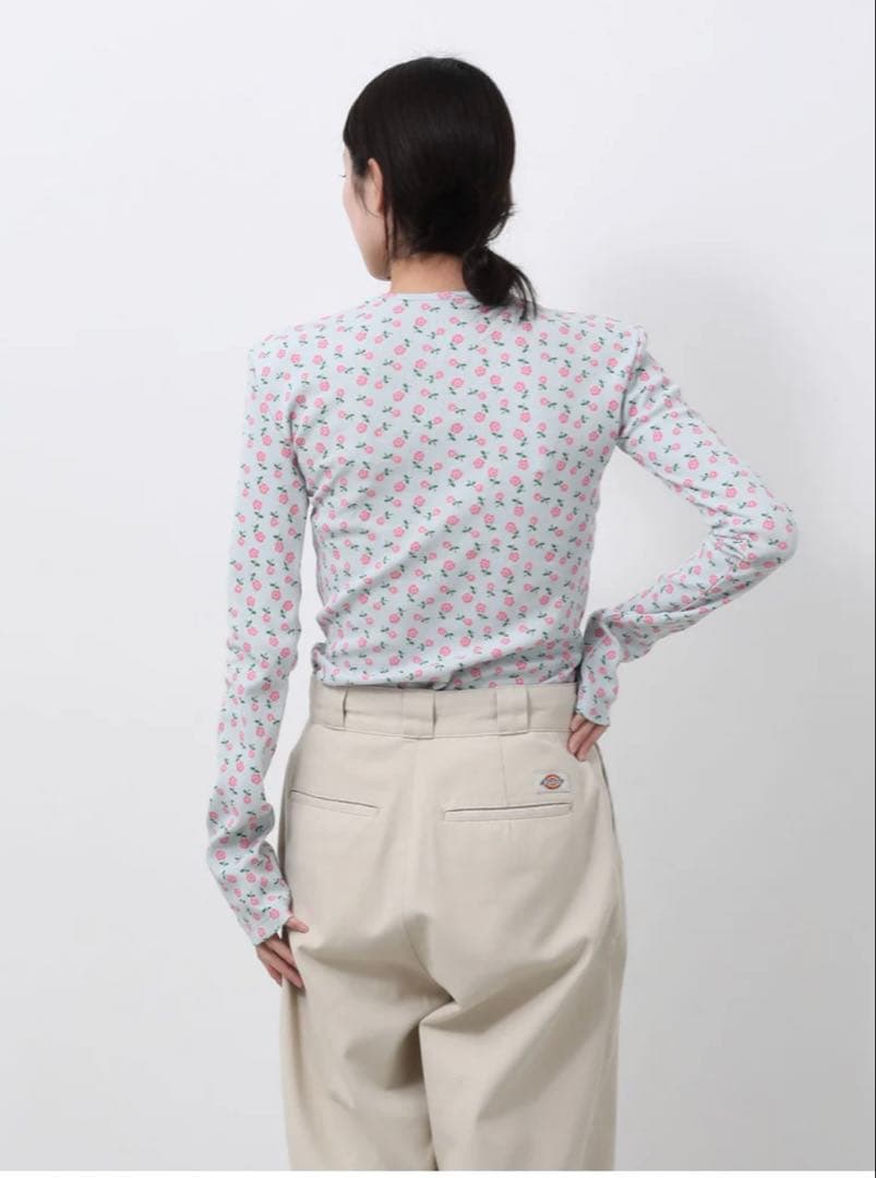 トップス HOLIDAY SUPERRIB PADDEDSHOULDER CREWNECK