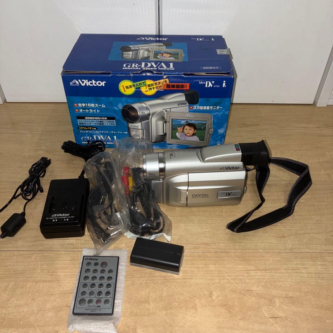 ビクター GR-DVA1 ビデオカメラ 動作確認済　フルセット！！