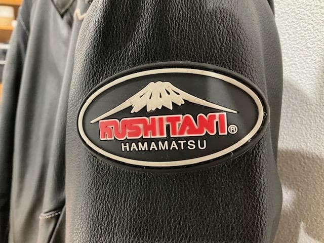 KUSHITANI レザーバイクジャケット L ブラック/レッド